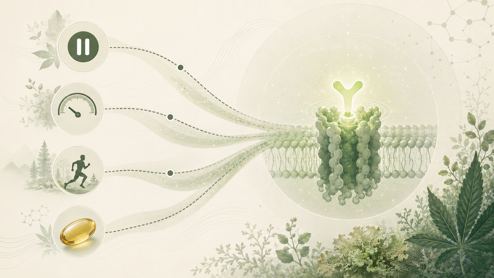 Dab tolerance — cell-membrane receptor signaling under heavy THC
